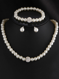 Ensemble de bijoux boucle d'oreille collier brecelet