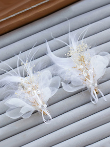 Feather Hair Clip Wedding Headpieces Bridal Hair Accessories 1 Piece