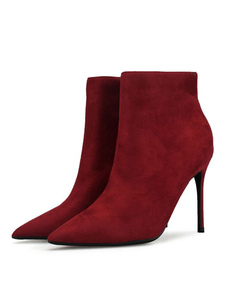 maroon boots ladies