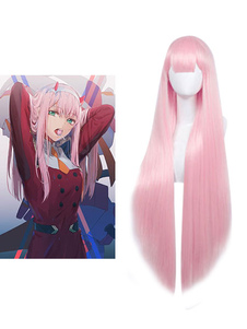 Darling In The FranXX Code 002 Zero Two Halloween Cosplay Wig