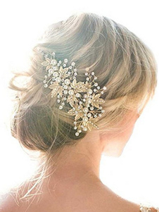 Strandhochzeit Haarnadel Strass Perlen Haarschmuck für die Braut