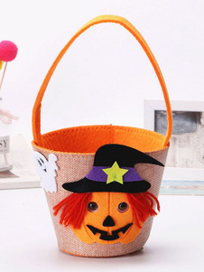 Halloween Trick Or Treat Bags Pumpkin Bucket Bag