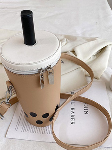 Sweet Lolita Bag Borsa a tracolla in pelle marrone chiaro Accessori Lolita