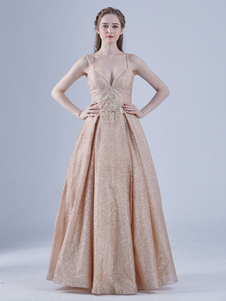 Pink Prom Dress 2023 Sequined A-Line Lace-Up Applique Pageant Dresses Wedding Guest Dresses
