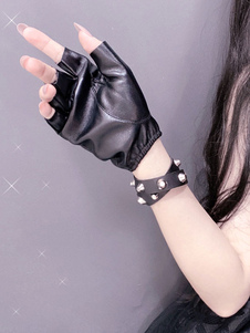 Gótico Lolita Oversleeves de metal Remaches Detalles de metal Metálico Varios negro Accesorios de Lolita