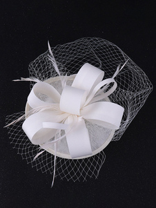 Accessoires de cheveux de fibre de polyester de chapeau de mariage