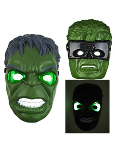 Marvel Comics Cosplay The Hulk Green Giant American Comics Mask Poly/Cotton Blend Marvel Comics