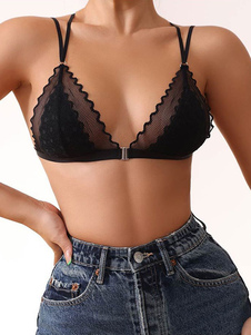 Bras Lingerie Bra For Woman Black Lace Nylon Sexy Hot Underwear
