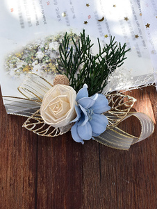 Flores para bodas Increíble flor de seda de plástico con forma de cable Accesorios nupciales