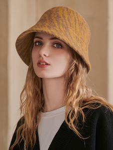 Woman's Hats Pretty Stripes Wool Winter Warm Animal Print Hats