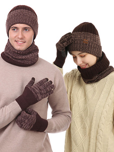 Woman's Hats Winter Warm Fashion Two-Tone Beret