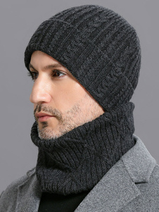 Sombreros para hombres Sombreros de punto cálidos de invierno de lana fabulosa