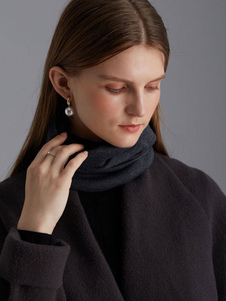 Bufanda para mujer Bufandas largas cálidas de invierno de lana de calidad