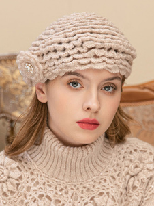 Berretti/cappelli da donna Favolosi cappelli eleganti lavorati a maglia con ritagli invernali di design