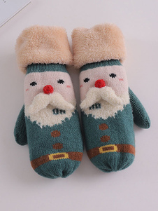 Damen Handschuhe Weihnachten Muster Urlaub Geschenk Home Wear Winter warm niedlich gem