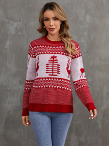 Pullover Sweater 2023 Tops navideños para mujer