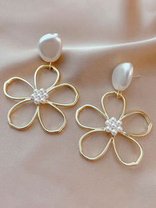 Pendientes de boda Rhinestone Joyería nupcial perforada con diamantes de imitación para mujer