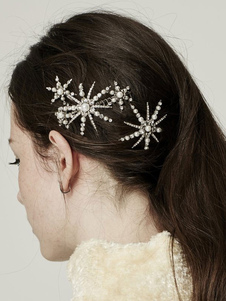 Tocados de boda Horquilla Rhinestone Accesorios para el cabello nupcial