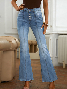 Bootcut Jeans for Women High Rise Cowboy Denim Flare Bottoms