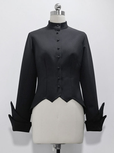 【Pré-vente】 Chemise à col montant gothique Lolita Ouji Fashion