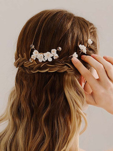 Accesorios nupciales del pelo del metal del peine del tocado de la boda