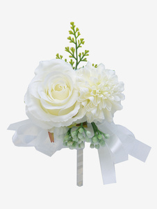 Wedding Groom Bride Silk Cloth Simulation Flower Breast Flower