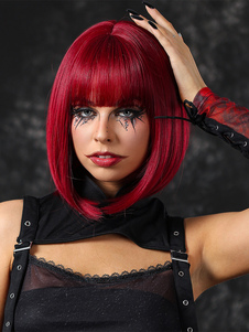 Cheap red wigs outlet for halloween