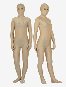 Halloween Morph Suit Fleshcolor Bare-eyed Lycra Spandex Catsuit