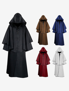 Medieval Capes Halloween Hooded Robes Monk Cloaks