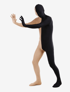 Carnevale Elegante doppio-colore Lycra Spandex Full Body Suit Zentai Halloween