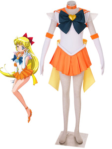 Sailor Moon Sailor Venus Carnival Cosplay Costume Aino Minako Carnival