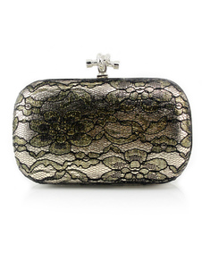 Готический Lace золото металлик женщины сумочка 