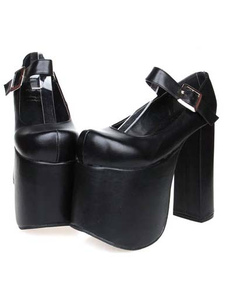Platform Lolita Buckled High Heels