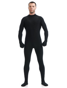 Black Morph Suit Adults Bodysuit Lycra Spandex Catsuit