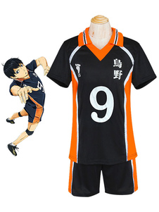 ¡¡Haikyuu!! Kageyama Tobio Cosplay Disfraz No. 9 Jersey Halloween