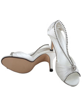 white evening sandals
