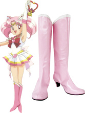 Sailor Moon Sailor Chibi Moon Cosplay Shoes Imitated Leather Small Lady Chibiusa 