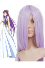 Purple 100cm Saint Seiya Athena Nylon Cosplay Wig