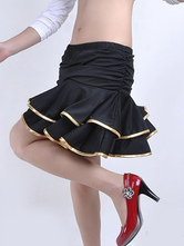 ブラック ベリーダンス衣装 大人用 社交ダンス衣装 コットン 女性用 トレーニング ベリーダンサー スカート コスチューム