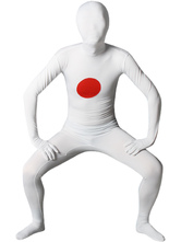 Carnevale Pattern di Lycra giapponese Unisex Bandiera Suit Zentai Halloween
