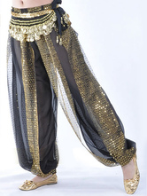 Carnevale Pantaloni di danza del ventre 2024 pantaloni da ballo di Bollywood Halloween