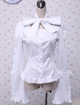 white lolita blouse