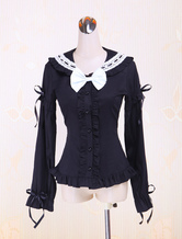 black lolita blouse