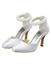 white pumps with strap