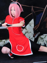 Naruto - Costume de Cosplay de Haruno Sakura 2024 Déguisements Halloween