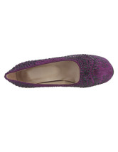 purple spike heels