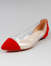 clear flats for women
