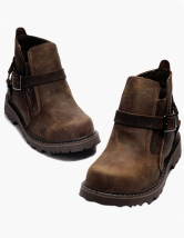 brown buckle boots mens