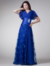 Short Lace Wedding Dress with Illusion Sleeve - Milanoo.com