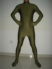 Disfraz Carnaval Zentai moderno de elastano de marca LYCRA de color verde Halloween